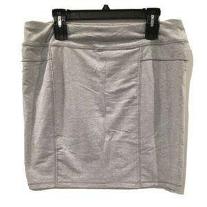 Athleta Heather Gray Athletic Knit Skirt Size XXS